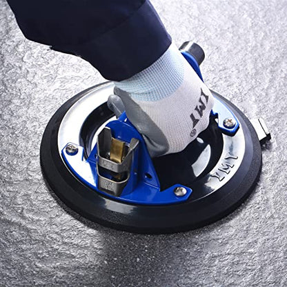 IMT 8" Metal Glass Suction Cup for Rough Surface, Vacuum Glass Lifter Sucker Lifter for Granite Lifting & Window Replacement, with Carrying Case - size: 8" for Rough Surface