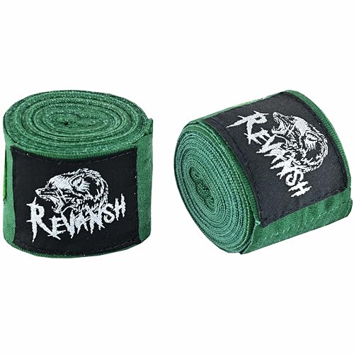 Sports 180-Inch Mexican Style Hand Wraps – Elasticated for Boxing, MMA, Kickboxing, Muay Thai & Martial Arts | Men & Women - color: Green