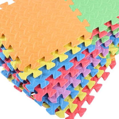 Shihanee 16 Foam Floor Interlocking Tiles, 11.8 x 11.8 Inch, Colorful - color: Colorful