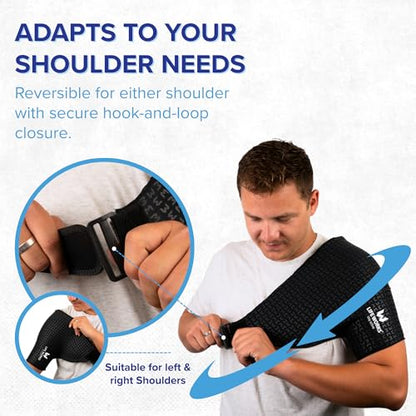 LIFE WORKS Shoulder Ice Gel Pack, Reusable, Injury, Cold, Soft, Flexible