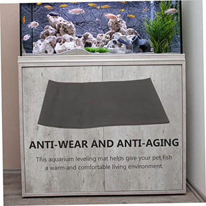 Reptile Aquarium Mat Thickened Fish Tank Pad Non-Slip Base for Tank Stability and Heat Preservation Easy to Cut to Fit Aquarium Accessory for Fish and Reptiles - size: 60.00X40.00X0.60CM