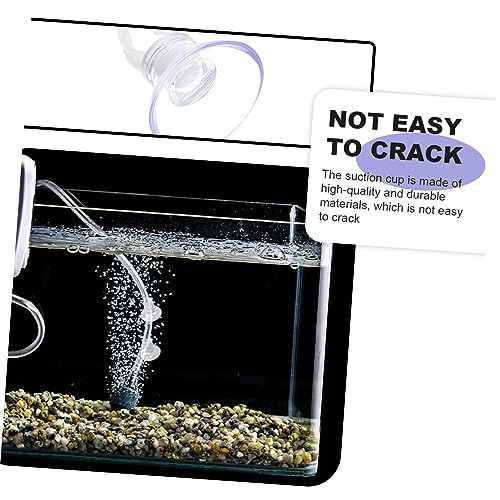 20Pcs Oxygen Hose Holding Suction Cups Fish Tank Clips for Secure Hose Fixation Compact Design for Aquarium Oxygen Pumps and Daily Replacement