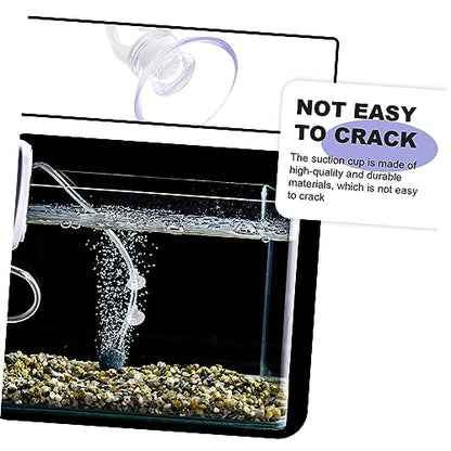 20pcs Oxygen Hose Cup Clips for Fish Tank Aquarium Holders for Easy Installation and Space Saving Inner Highly Transparent Design