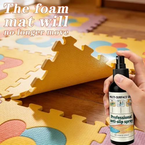 Yoga Mat Cleaner Spray 120ml Natural Deep-Cleansing | Non-slip Wrestling Mat Cleaner for Gym Home Studio Room Equipment Gear Women Men Beginners