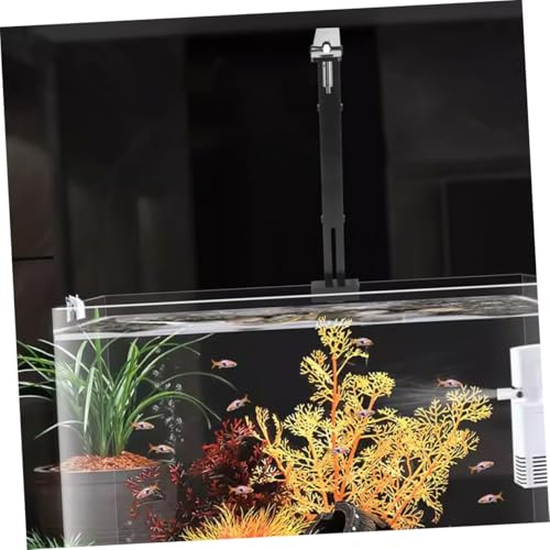 MERRYHAPY 2pcs Aquarium Light Bracket Holder Sturdy Riser for Fish Tank Lighting Easy Installation Light Stand for Enhanced Illumination and Visibility