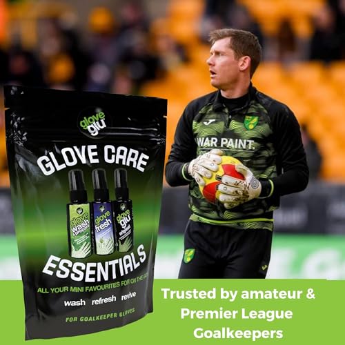 Gloveglu Glove Care Essentials System Bundles - size: 1.7 floz (Pack of 3), style: Wash + Refresh + Revive