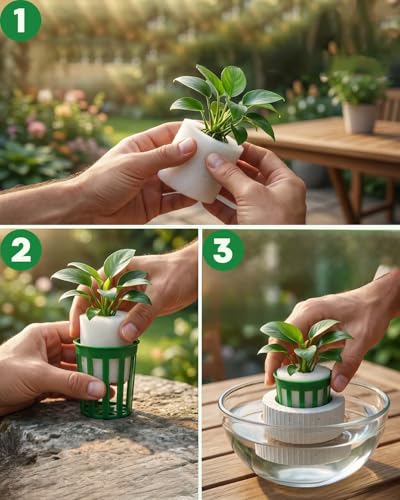 24 Pcs Aquarium Plant Weights Kit, Ceramic Anti-Floating Rings with Soft Sponge – Aquarium Plant Anchors Keep Live Plants in Place. Aquarium Plant Weights for Live Plants to Prevent Floating