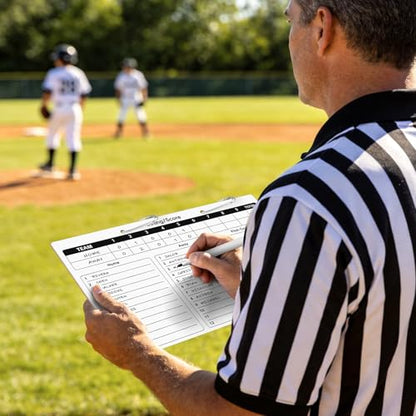 Baseball Lineup Board Batting Order Dry Erase Clipboard, 15x9 - color: H-baseball, size: 9"W x 15"H