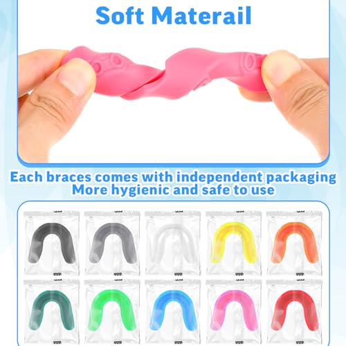 Frienda 10 Pcs Sports Mouth Guards, Teeth Armor for Boxing, Football