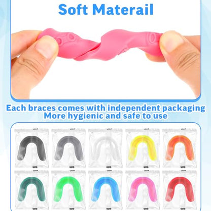 Frienda 10 Pcs Sports Mouth Guards, Teeth Armor for Boxing, Football