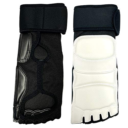 AAMA Taekwondo Martial Arts Foot Guard Protector Gear for Sparring - Training - Competition - size: Medium