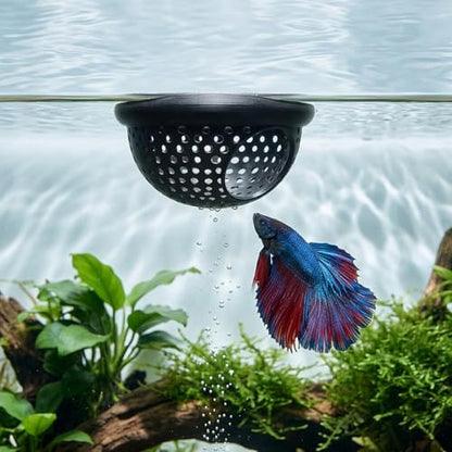 salbsever 2 Pcs Betta Hammock for Aquarium, Betta Bed Shrimp Shelter 3D Printed Beta Hammock Safe Resting Spot for Beta Fish, Shrimp and Small Fish