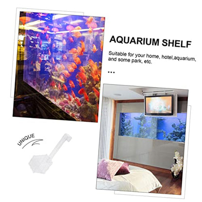 BESPORTBLE 2pcs Superior Acrylic Aquatic Planting Cup Water Grass Landscape Cups Fish Tank Plant Anchor Aquarium Decor