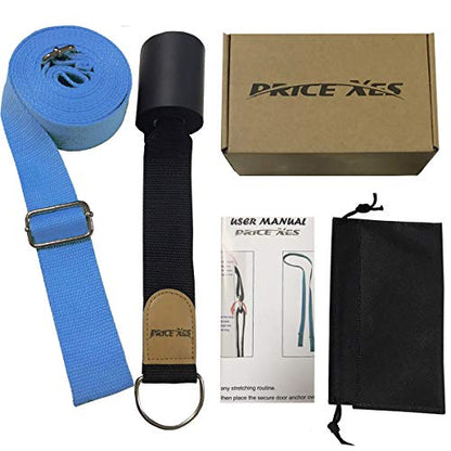 Yoga Stretch Strap - to Improve Leg Stretching - Perfect Home Equipment for Ballet, Dance, Warm upand Gymnastic Exercise - Excellent Gift for Your Friends, Children, and Loved Ones - color: Light blue