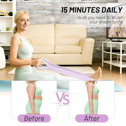 Figure 8 Exercise Bands,8 Shaped Resistance Band,Set of 3 Resistance Bands