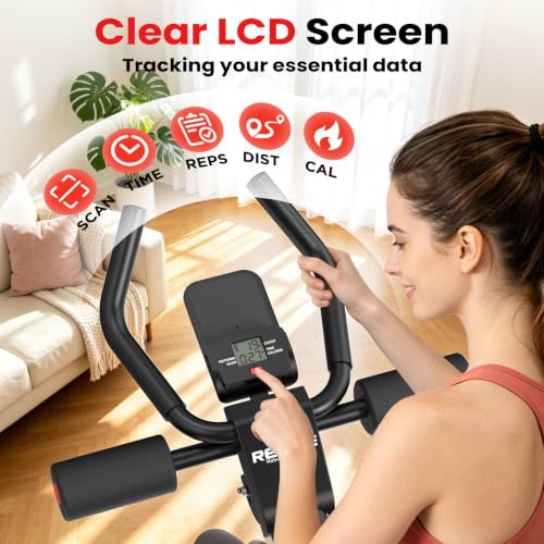RELIFE REBUILD YOUR LIFE AB Workout Machine Adjustable Ab Trainer Machine - color: Black-1