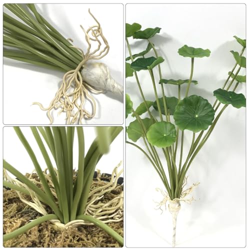 VILLCASE Artificial Lotus Leaves Faux Water Lily Pads Simulation Plastic Greenery 2pcs Home Party Decoration Indoor Scenic Display