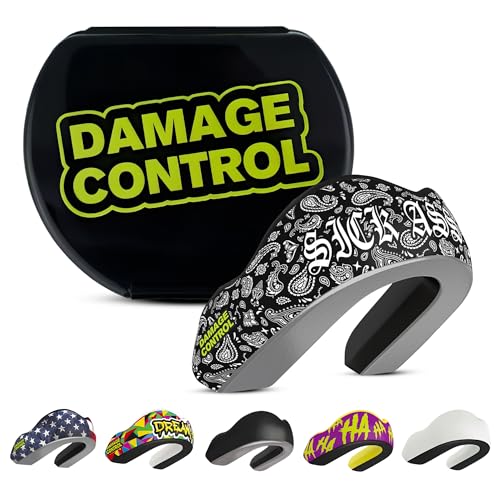 DAMAGE CONTROL Extreme Impact Sports Mouth Guard w/Case – Sick - color: Sick A** Foo, size: Adult