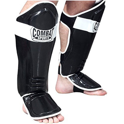 Combat Sports MMA Kickboxing Shin Guards - size: X-Large