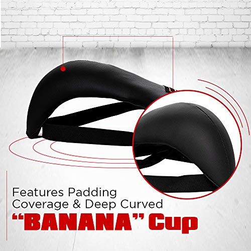 Boxing MMA Training Muay Thai Groin Abdominal Protector - Comfortable Ultimate Protection for Contact Sports - Perfect for Gym & Workout Use - size: Large