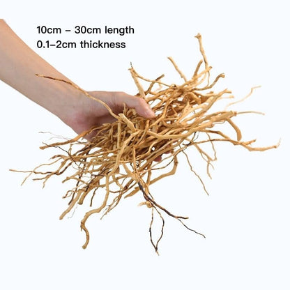 Aquarium Driftwood Roots for aquascaping - 160g Mix Natural Wood Roots for Aquarium aquascaping, aquascaper Essentials Driftwood Roots