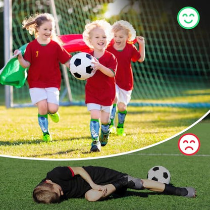 Shin Guards Soccer Kids Toddler, Shin Guard for Boys Girls 2-18 Years Old - color: Blue, size: Small