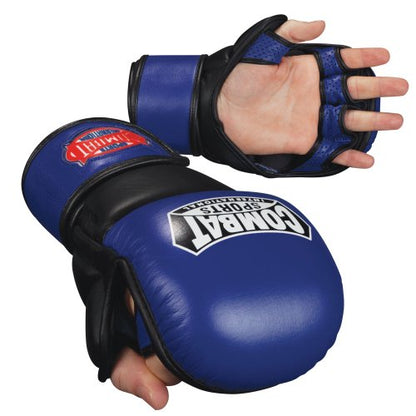 Combat Sports MMA Safety Sparring Gloves - color: Blue / Black, size: Standard