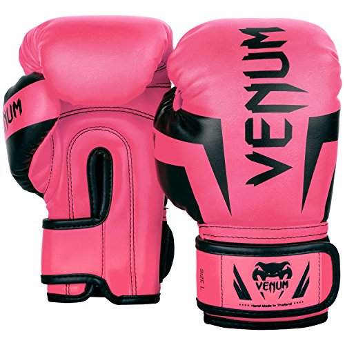 Venum Venum Elite Boxing Gloves Kids - color: Neo Pink, size: Small