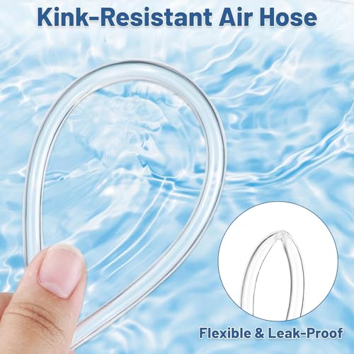 3/16" Aquariums Airline Tubing 25 Feet Standard Aquarium Tubing for Fish Tank Flexible Air Hose Pure Hose Aquarium Garden Terrarium Pond - size: 25 feet