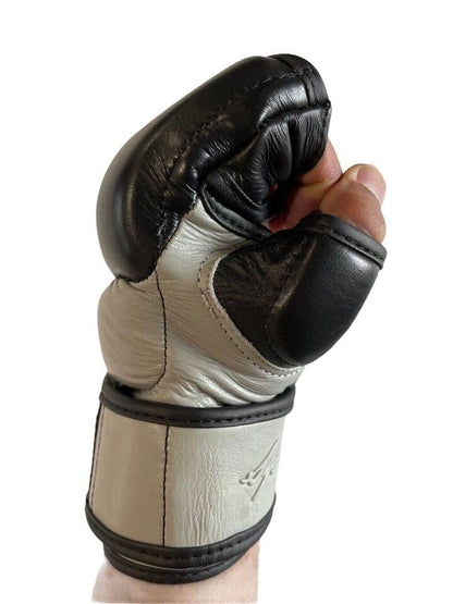 Victorbudo MMA Gloves for Men & Women, Martial Arts Bag Gloves, Kickboxing Gloves with Open Palms, Boxing Gloves for Punching Bag, Sparring, Muay Thai, MMA - size: Small