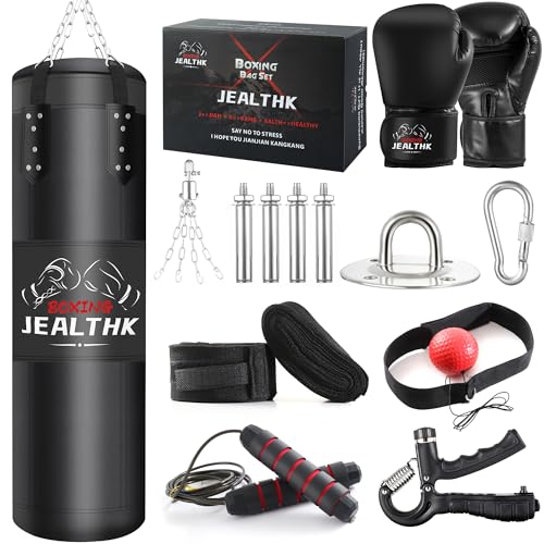 Heavy Punching Bag Set for Adults- Unfilled