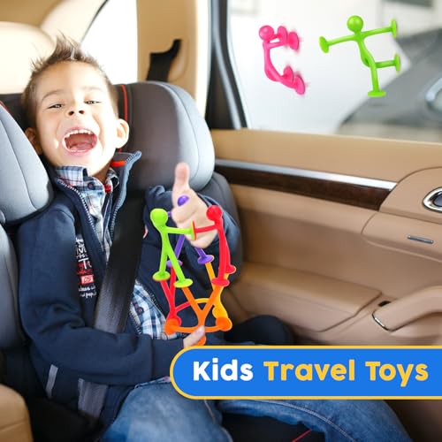 OleOletOy Fidget Toys Bulk for Kids: 42 Pack Small Suction Cup Sensory Toys for Autism Calming - Fidgets for Student Classroom Prizes Party Favors - Travel Essentials Road Trip Activities - style: 42pcs