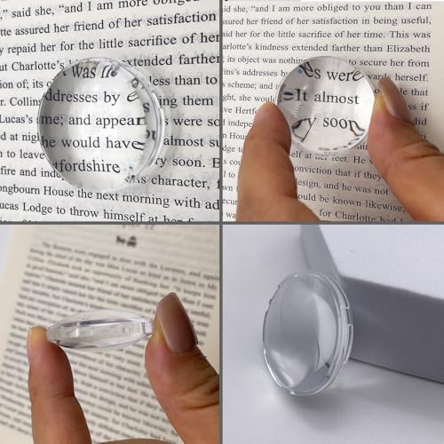 Double Convex Lens - 31mm Diameter, 27mm Focal Length, Optical biconvex Lens for Physics Experiments, Photography, Magnifying, and DIY Projects - Pack of 2pcs (31mm x H12.5mm x F27) - size: 31mm x H12.5mm x F27
