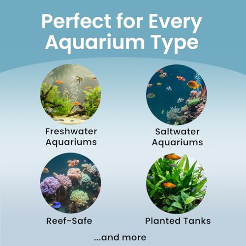 MICROBE-LIFT Special Blend Aquarium Water Care Treatment, Cleaner & Clarifier for Fresh and Saltwater Fish Tanks, Reduces Maintenance & Helps with Aquarium Algae Control and Odor, 4 Ounces (SBH04)