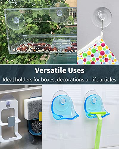 Pawfly 10 Pack Suction Cups 1.8 Inch, Small Rubber Suction Cups for Home Kitchen Bathroom Organization Christmas Decoration Window - style: 1.8 in 10pcs