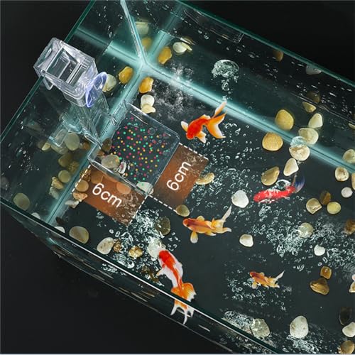 Fish Feeding Tube and Dish, Acrylic Fish Feeder Brine Shrimp Food Feeding for Fish Tank Aquarium Shrimp