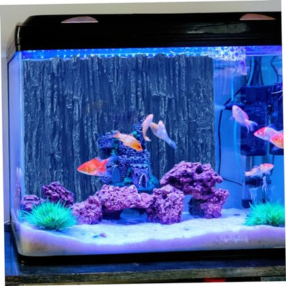 Reptile Tank Background Lightweight Pu Aquarium Backdrop Decoration for Turtle Tanks Easy to Install Scenic for Reptiles