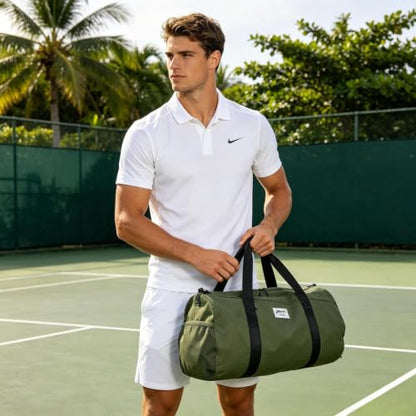BESMART Gym Bags for Men with Side Pocket,38L Large Sports Gym Duffle Bag | Adjustable Strap&Shoe Compartment, Waterproof, Spacious, Wet Pocket, Durable Duffel Bag for Gym,Travel, Fitness,Olive Green - color: Olive Green With Tpu Pocket