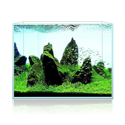 2.5 Gallon Rimless Aquarium Tank, Ultra Clear Low Iron Nano Fish Tank for Betta Shrimp, L11.8×W5.5×H9.8 Glass Thickness 5mm with EVA Foam Leveling Mat - size: 2.5 Gallons