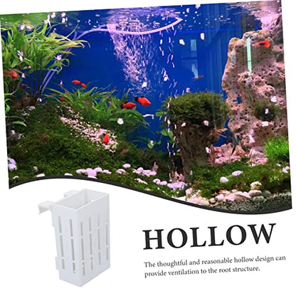 Fish Tank Artificial Plant Holder 3pcs Fixed Plant Baskets for Aquatic Planting