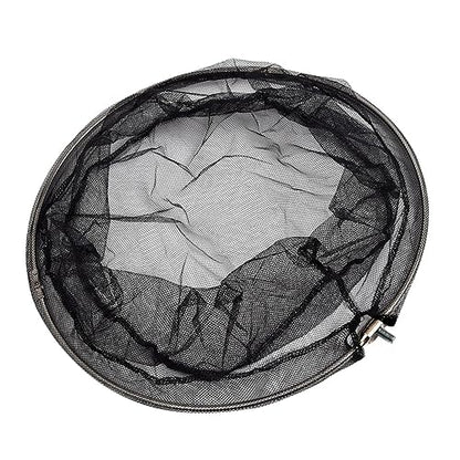 BESPORTBLE 2pcs Stainless Steel Frame 40cm Net Head Nylon Dense Hole Net Ideal for Aquarium and Outdoor Fishing