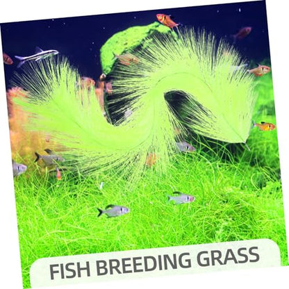 Vivid Aquarium Fish Breeding Grass Fish Egg Hatching Brush for Tank Decoration
