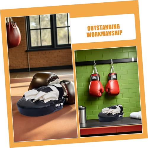 Curved Focus Mitts Punching Pads, PU Leather Taekwondo Strike Shield