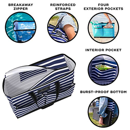 SCOUT Ben Pocket Tote - Multi-use with breakway zipper - color: Nantucket Navy