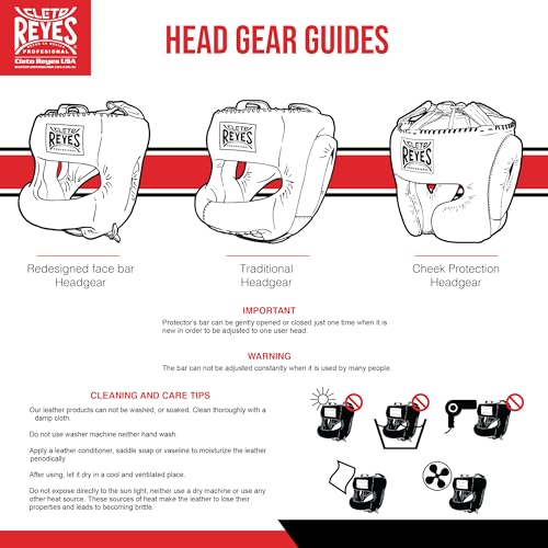 CLETO REYES Boxing Traditional Headgear for Men and Women, Sparring Fighting Sports, Kickboxing, MMA, Muay Thai - color: Black