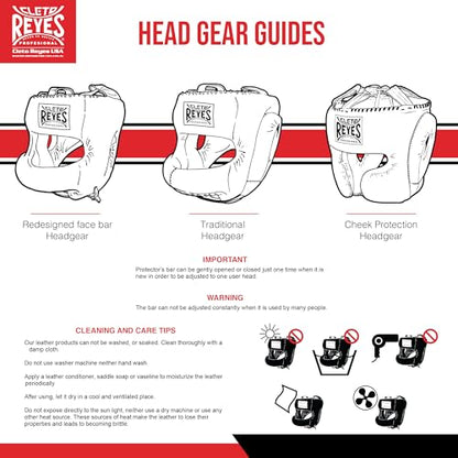CLETO REYES Boxing Traditional Headgear for Men and Women, Sparring Fighting Sports, Kickboxing, MMA, Muay Thai - color: Black