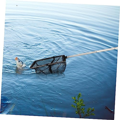 INOOMP 1pc Telescopic Fishing Net Fish Shrimp Catching Tool for Aquarium Use Fish-Friendly Design
