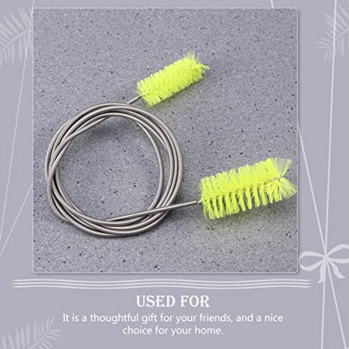 LIOOBO 2pcs Double-Ended Brush Hose Cleaning Brush for Water Pipe and Aquarium Cleaning