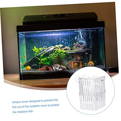 Healifty 3pcs Breeding Box Isolation Container for Aquarium Tank Small Hatchery Nursery Divider for Safe Fish Separation and Acclimation