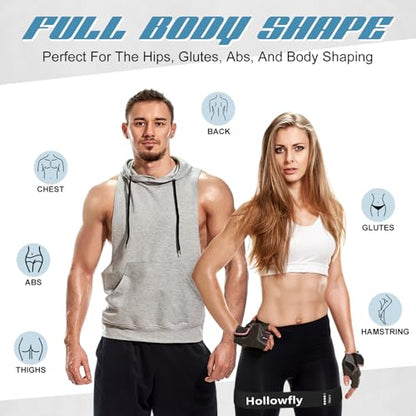 Hollowfly 30 Pcs Bulk Resistance Bands Latex Loop Non Slip - color: Black